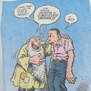 80's Vintage 1987 ROBERT CRUMB Last Gasp T Shirt Large With Hanes Beefy T Tag